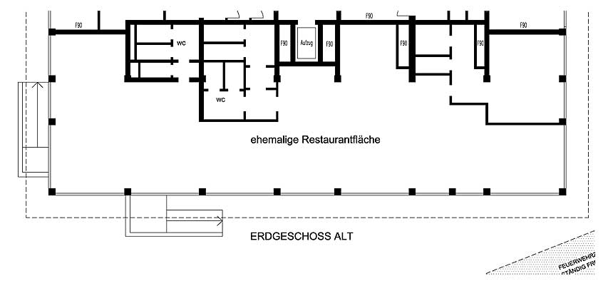 Umnutzung eines Restaurants zu 6 Wohneinheiten in Detmold